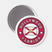 Hollywood Florida Magnet (Vorderseite/Rückseite)