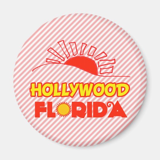 Hollywood, Florida Magnet (Vorne)