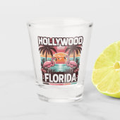 Hollywood Florida Schnapsglas (Vorderseite)