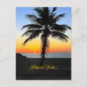 Hollywood, Florida Sunrise Postkarte (Vorderseite)