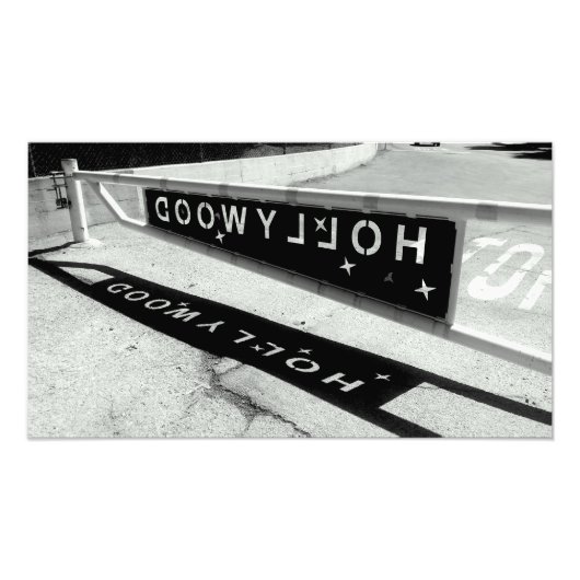 Hollywood Fotodruck (Vorne)