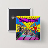 Hollywood Freedom Button (Vorne & Hinten)