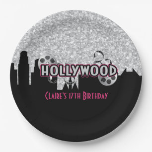 Hollywood-Geburtstag Pappteller