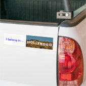 Hollywood, gehöre ich in… autoaufkleber (Auf Lkw)