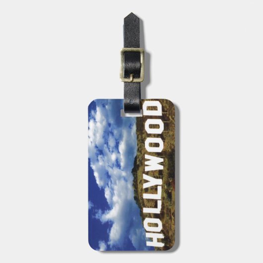 HOLLYWOOD GEPÄCKANHÄNGER (Vorderseite vertikal)