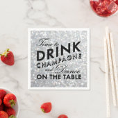 Hollywood Glam Napkin Serviette (Beispiel)