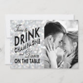 Hollywood Glam Save the Date (Vorderseite)