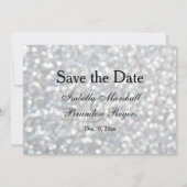 Hollywood Glam Save the Date (Rückseite)