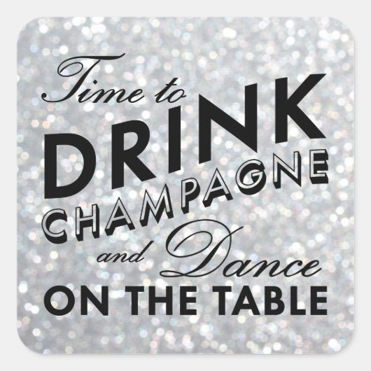 Hollywood Glam Sticker (Vorderseite)