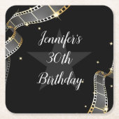 Hollywood Glam Untersetzer (Vorderseite)