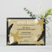 Hollywood Glamour Award Party Einladung (Stehend Vorderseite)