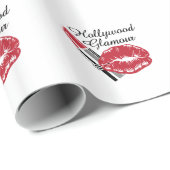 HOLLYWOOD GLAMOUR GESCHENKPAPIER (Rolleneckpunkt)