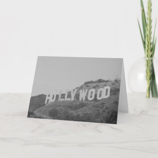 Hollywood Greeting Card Karte (Vorderseite)