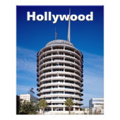 Hollywood Hauptstadt Platten Fotodruck (Vorne)