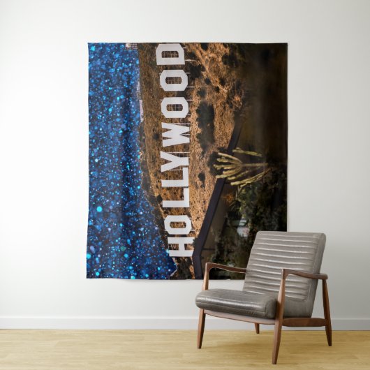 HollyWood Hills Wandteppich (Beispiel)