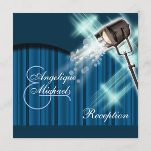 Hollywood Hochzeitszentrum Bühne Theater Einladung