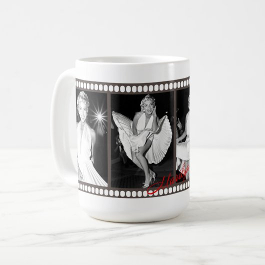 Hollywood Icon Marilyn Kaffeetasse (Vorderseite Links)