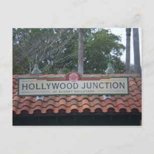 HOLLYWOOD JUNCTION STATION POSTCARD POSTKARTE