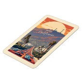 Hollywood Kalifornien Magnet (Linke Seite)