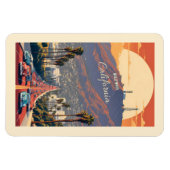 Hollywood Kalifornien Magnet (Horizontal)