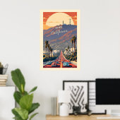 Hollywood Kalifornien Poster (Heimbüro)