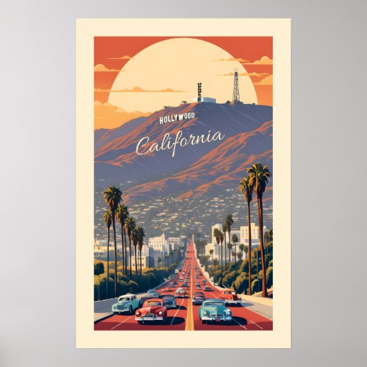 Hollywood Kalifornien Poster (Vorne)
