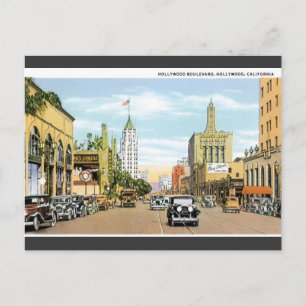 Hollywood, Kalifornien Vintage-Postkarte Postkarte