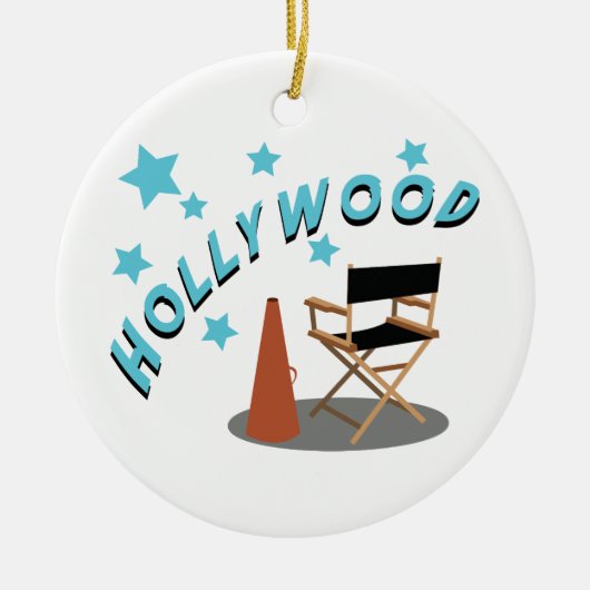 Hollywood Keramik Ornament (Vorne)