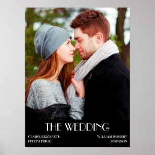 Hollywood-Kinoposter Hochzeits-Willkommensschild Poster