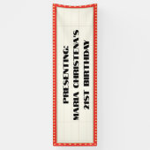 Hollywood-Kinoschild Banner (Vertikal)