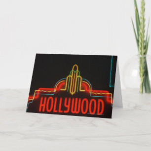 Hollywood-Leuchtreklame, Los Angeles, Kalifornien Karte