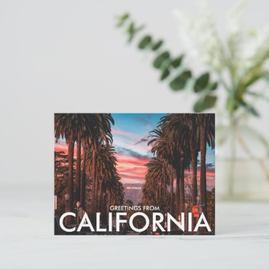 Hollywood, Los Angeles, Kalifornien Postkarte (Stehend Vorderseite)