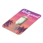 Hollywood Los Angeles Reiseposter Magnet (Linke Seite)