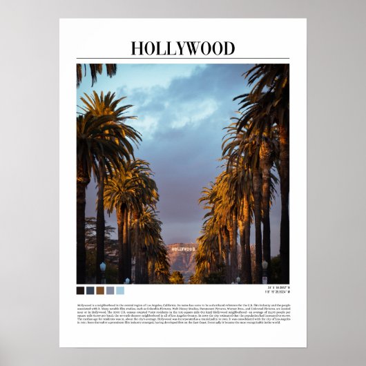 Hollywood - Los Angeles (Vereinigter Staat) Poster (Vorne)