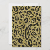 Hollywood Movie Film Cheetah Fotografy Sweet 16 Einladung (Rückseite)