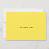 Hollywood Movie Graduation Party Chalkboard Invit Einladung (Rückseite)