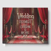 Hollywood Movie Red Carpet Premiere Wedding Gästebuch (Vorderseite)