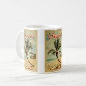 Hollywood Palm Tree Vintage Kaffeetasse (Vorderseite Links)