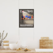 Hollywood-Plakat Poster (Küche)