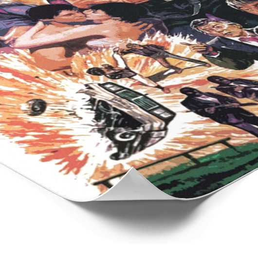 Hollywood-Polizist Poster (Ecke)