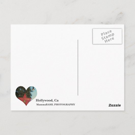 Hollywood Postcard! Postkarte (Rückseite)