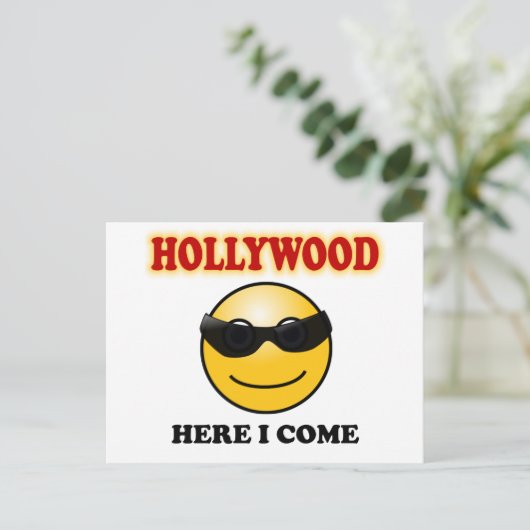 HOLLYWOOD POSTKARTE (Stehend Vorderseite)