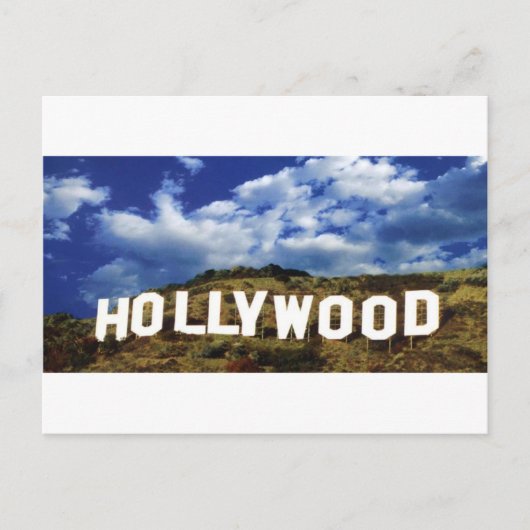HOLLYWOOD POSTKARTE (Vorderseite)