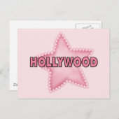 Hollywood Postkarte (Vorne/Hinten)