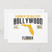 Hollywood Postkarte (Vorne/Hinten)