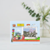 Hollywood! Postkarte (Stehend Vorderseite)