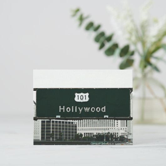 Hollywood Postkarte (Stehend Vorderseite)