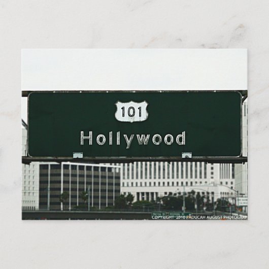 Hollywood Postkarte (Vorderseite)