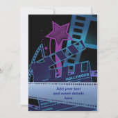 Hollywood Prom Template Einladung (Vorderseite)