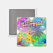 Hollywood Quadro Seasons Magnet (Vorderseite/Rückseite)